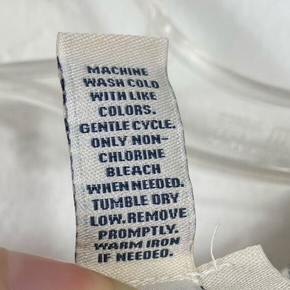 St. John’s Bay White Multicolor Plaid Short Sleeve Peasant Blouse Top Size M - Picture 4 of 4